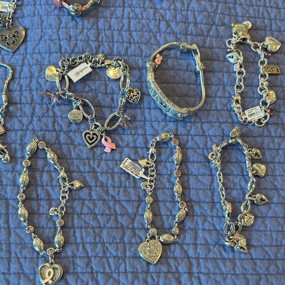 Brighton Silver and Pink Charm Bracelets - Picture 6 of 9